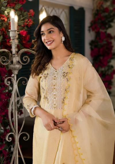 LABEL KHOJ 9607 DESIGNER SILK SALWAR SUIT WHOLESALER IN INDIA
